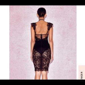 Black lace sexy dress NWOT